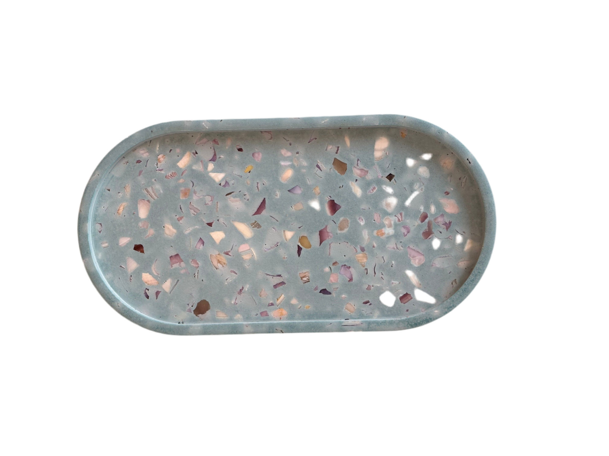 Oval Tray - Seashell Terrazzo