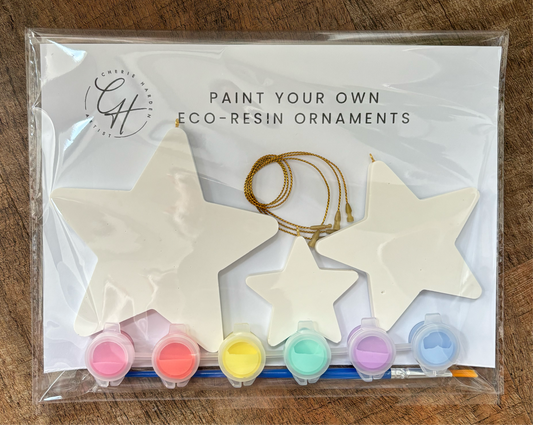 Paint Your Own Eco-Resin Ornaments