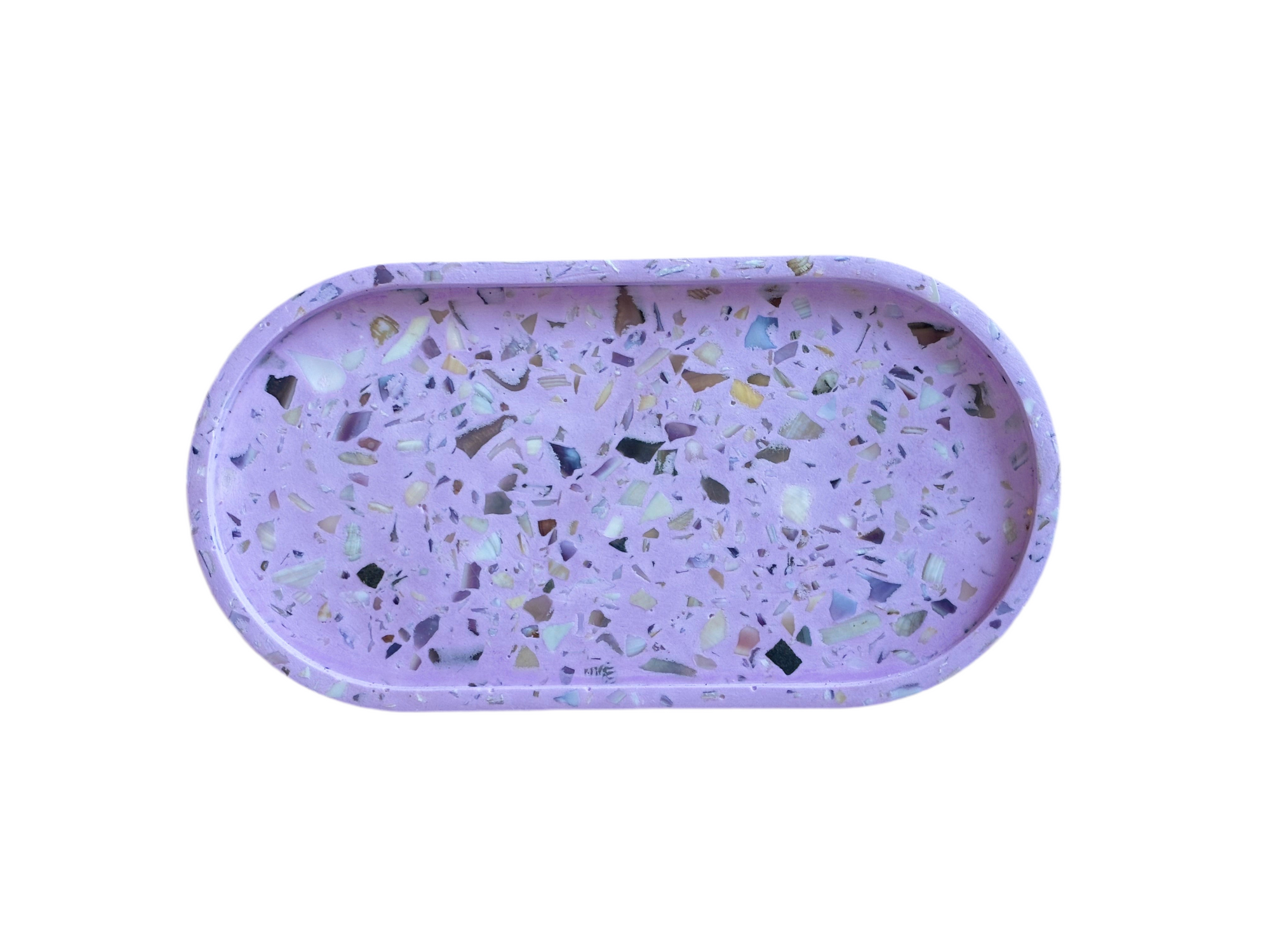 Oval Tray - Seashell Terrazzo