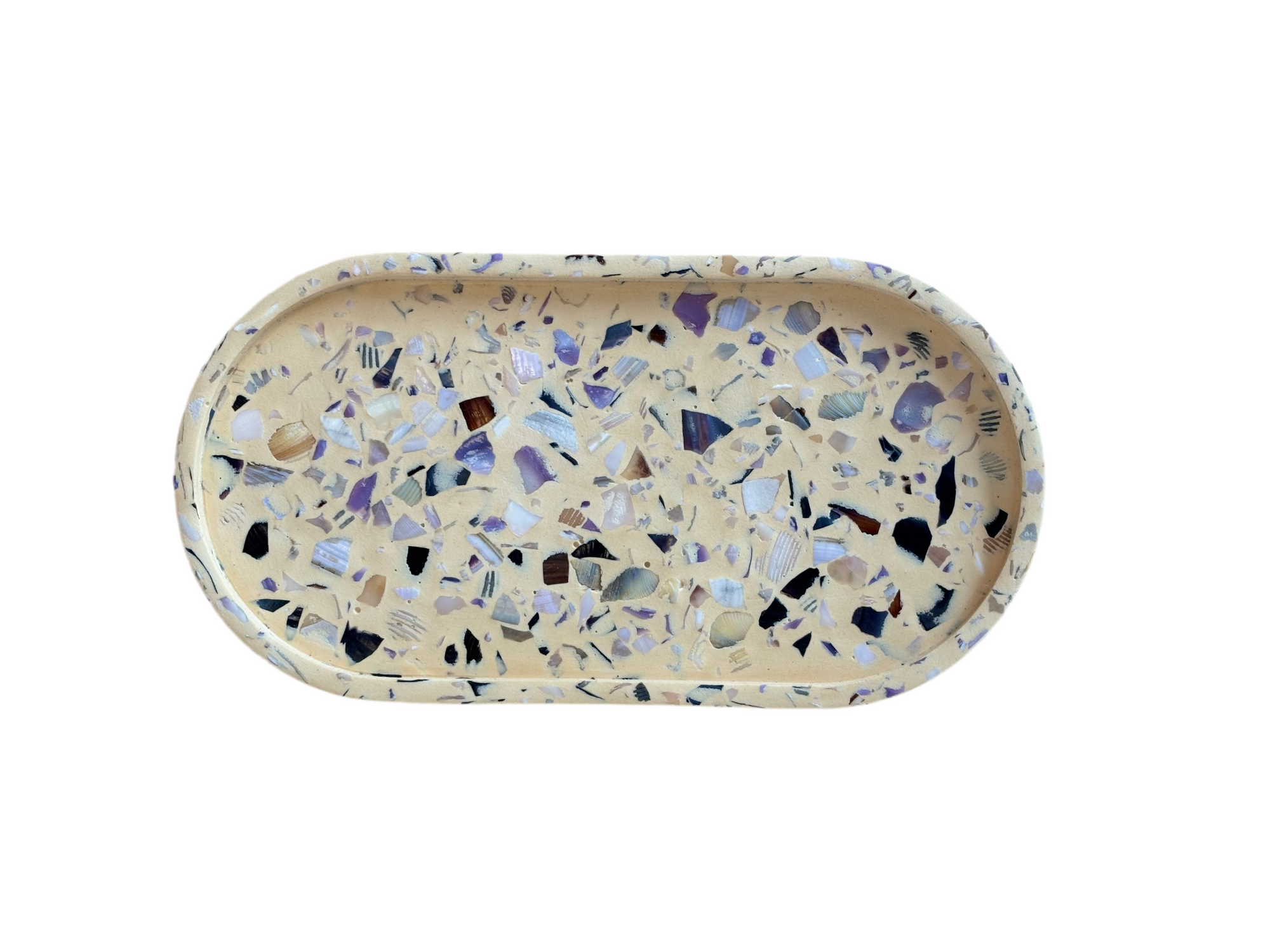 Oval Tray - Seashell Terrazzo