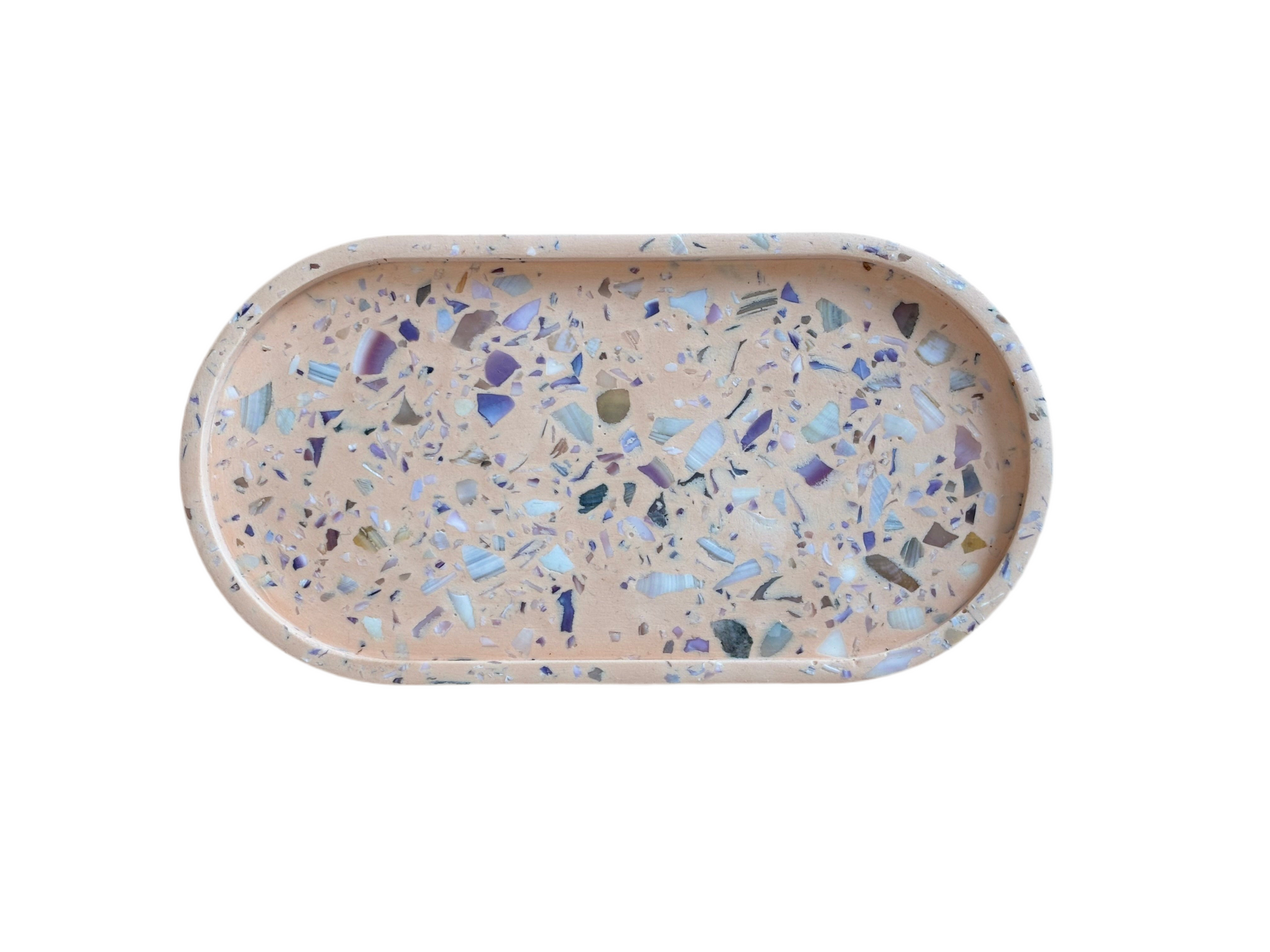 Oval Tray - Seashell Terrazzo