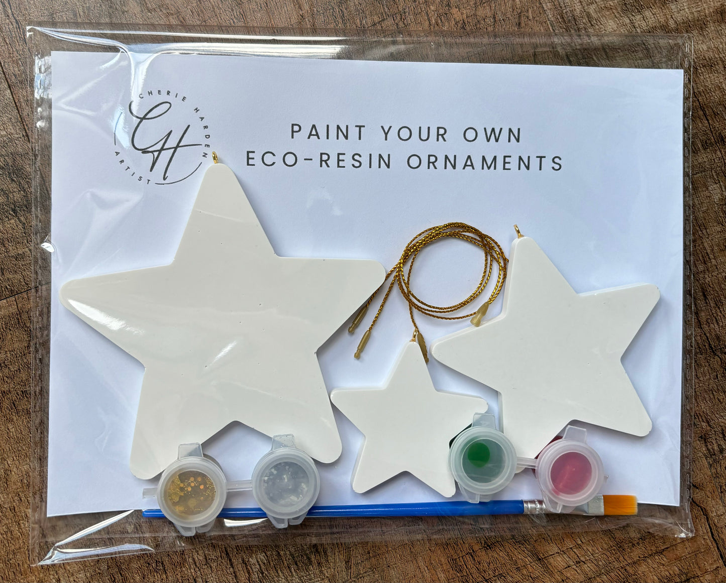 Paint Your Own Eco-Resin Ornaments